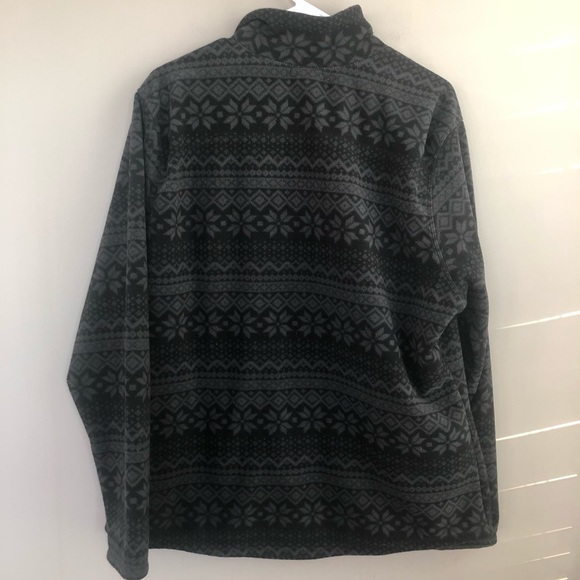Old Navy Snowflake Fleece Zip Up Jacket XXL - Picture 3 of 5